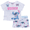 Lilo & Stitch White, variant on Bluey Girls 2-Piece Jersey Short Sleeve Top and Short, Sizes 4-12