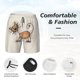 thumbnail image 3 of Fotbe Brown Cat Cartoon Traje de Baño para Hombre – Shorts de Natación de Secado Rápido con Forro y Bolsillos-X-Large, 3 of 6