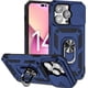 thumbnail image 1 of Armor Case for iPhone Stand Case with Slide Camera Cover &Kickstand Military Grade Heavy Duty Protective with Magnetic Holder for iPhone11PROMAX(Blue), 1 of 4