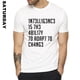 thumbnail image 2 of Camiseta divertida con diseño de inteligencia y citas formales de Stephen Hawking para hombres y mujeres, camiseta premium gráfica unisex para hombre, 2 of 5