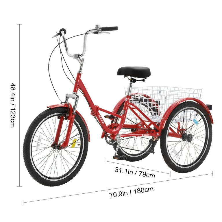 Wheel Bikes Tricycle For Adults With Gears Trike Conversion Kit Bike Tricycle Wheeler Lowrider Bike SKYSHALO Three Wheel Foldable Adult Tricycle, 26" Wheel Bikes Tricycle For Adults With Gears Trike Conversion Kit Bike Tricycle Wheeler Lowrider Bike SKYSHALO Three Wheel Foldable Adult Tricycle, 26"