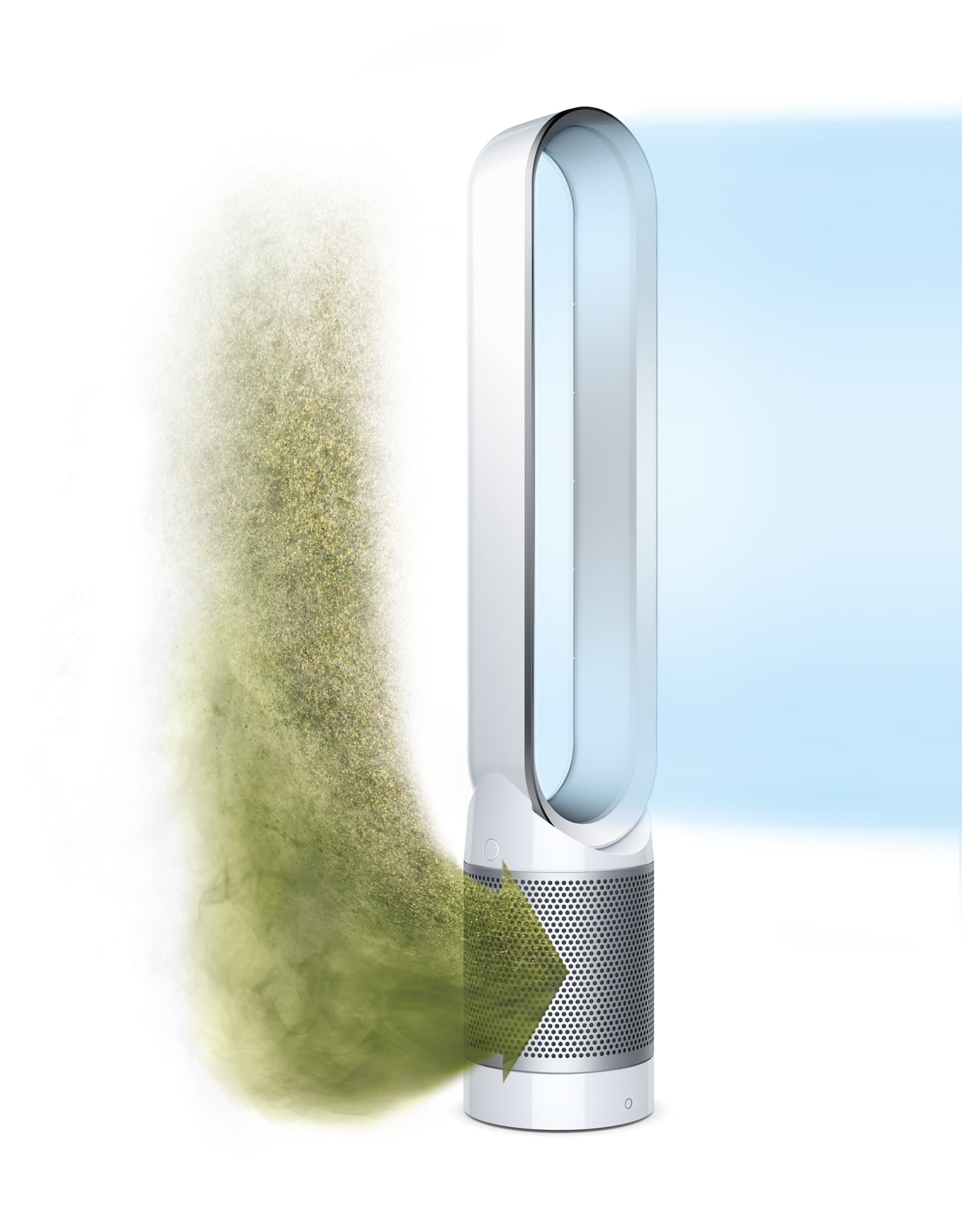 Dyson TP02 Pure Cool Link Connected Tower Air Purifier Fan | White/Silver |  Refurbished