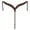 Dark, variant on Showman Leather Contoured Breast Collar w/ Basketweave Tooling (Burgundy)