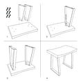 thumbnail image 3 of Greenage Old Pine Wood Concave Stool End Table Side Table Nightstand Plant Stand, 19"x12"x17"H, 3 of 9