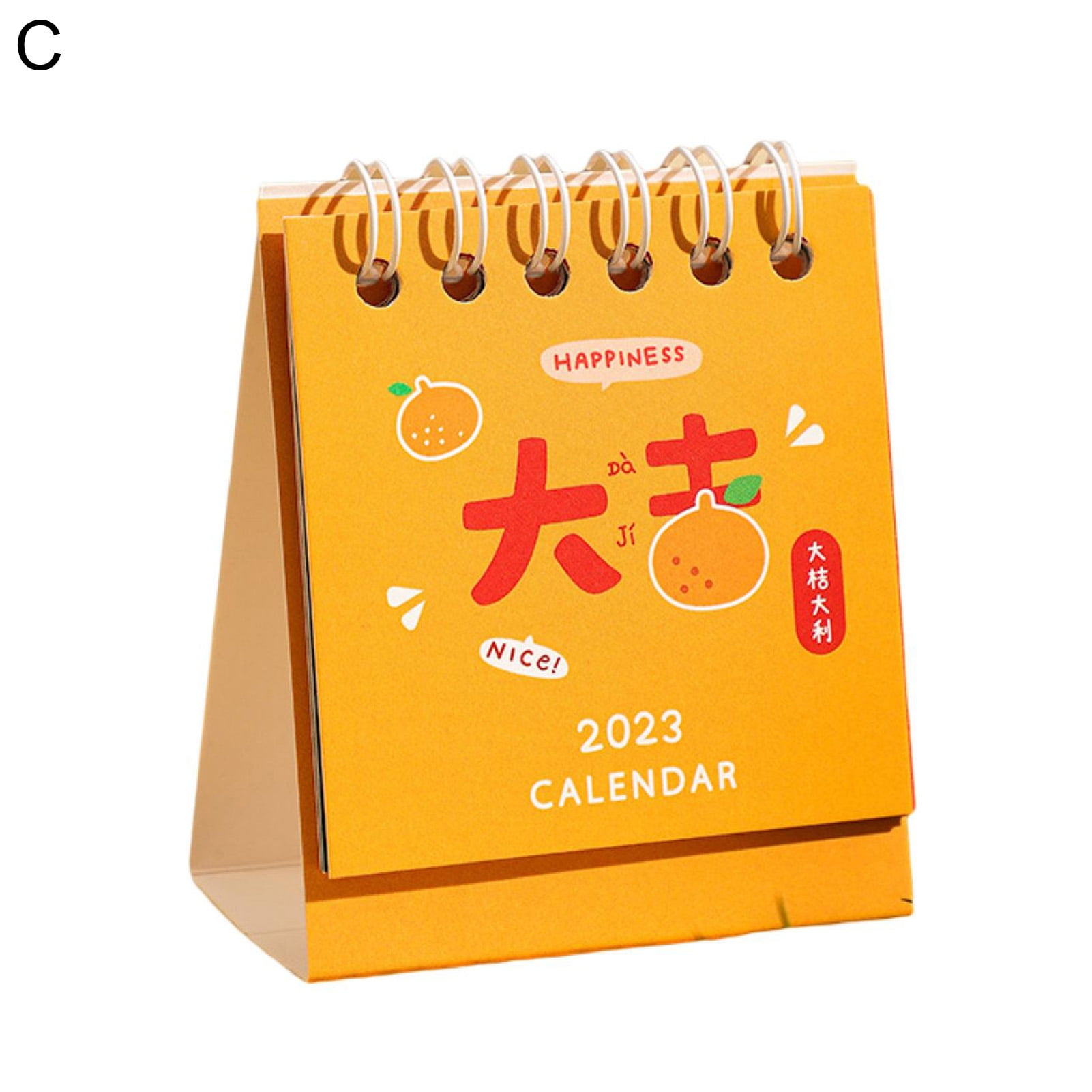 DISHAN 2023 Desk Calendar Make Scheduling Cute Creative 2023 Portable