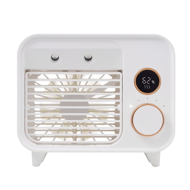 Air Cooler Humidification Design Five-speed Wind Metal Desktop Water Cooling Fan for Office