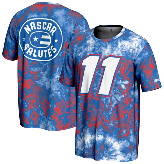Men's-ProSphere  Blue Denny Hamlin 2025 NASCAR Salutes Collection T-Shirt