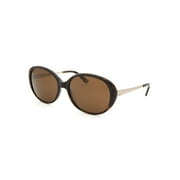 Anne Klein Ak7000-215-58-17-135 Women's Oval Dark Tortoise Sunglasses