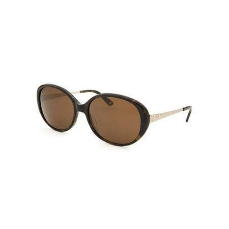 Anne Klein Ak7000-215-58-17-135 Women's Oval Dark Tortoise Sunglasses