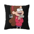 thumbnail image 1 of Fundas de almohada de lino de Gravity Falls, fundas de almohada cuadradas decorativas, fundas de cojín de 20 x 20 pulgadas para decoración del hogar, sofá, dormitorio, coche, almohada decorativa de, 1 of 8