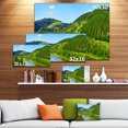 thumbnail image 3 of Montagnes Vertes et Rivière - Impression sur Toile Paysage, 3 of 4