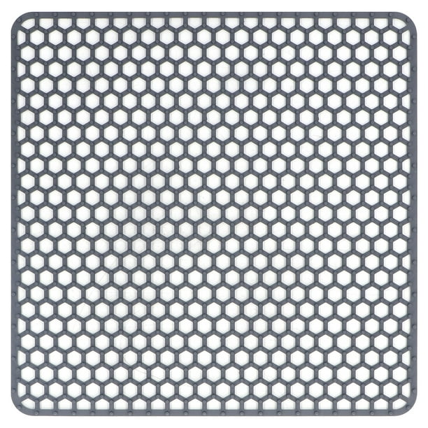 Tapis anti-dérapant en silicone, conception de grille durable