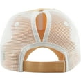 thumbnail image 5 of Ponytail Messy High Bun Adjustable Mesh Trucker Baseball Cap, 5 of 7