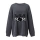 thumbnail image 2 of Gibobby Sudadera oversize mujer Sudadera de Manga Larga con Cuello Redondo y Ajuste clásico Sudadera para Mujer(Gris,M), 2 of 4