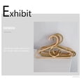 thumbnail image 2 of 1PC Kids Rattan Hanger with Double Hooks Children Clothes Prop, 2 of 8
