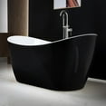 thumbnail image 2 of WOODBRIDGE 59" Freestanding Bathtub Contemporary Soaking Tub BTA1816, 2 of 5