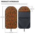 thumbnail image 7 of Uourmeti Geometric Diamond Pattern Car Seat Towel Cover, Universal Terry Cloth Liner Suitable for Cars, Trucks and SUVs, 7 of 7