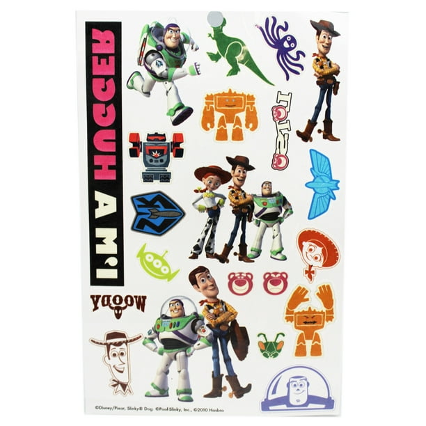 Disney Pixar's Toy Story I'm a Hugger! Assorted Character Temporary Tattoos - Walmart.com