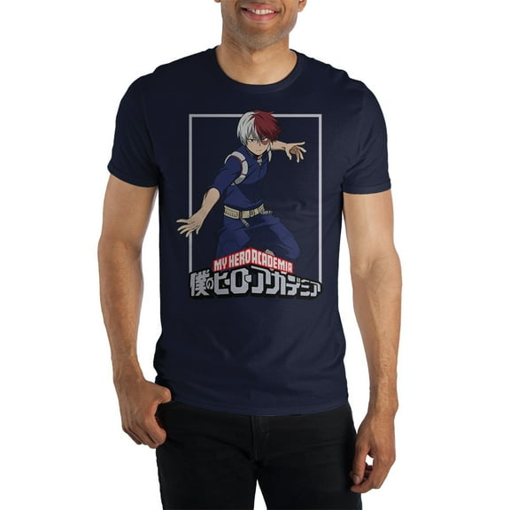 Shoto Todoroki My Hero Academia T Shirt Short Sleeve My Hero Academia Tee-Medium
