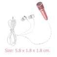 thumbnail image 2 of CTIRCHIU 2Ud Minimikrófono Dorado Para Teléfono Ideal Para Karaoke Y Grabaciones, 2 of 8