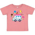 thumbnail image 3 of Inktastic Ice Cream Truck with Ice Cream Cones Boys or Girls Baby T-Shirt, 3 of 5