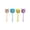D, variant on HOARBOEG 4-Pack Fluffy Plush Ball Pens, 0.5mm Black Gel Ink Pen, Cute Cartoon Writing Stationery for Teens, Office Desk Supplies, Kawaii Stress Relief Fidget Toy