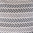 thumbnail image 6 of Harlow Hill Ariya Gray/Black Chevron Cotton Adult Decorative Throw Pillow Cover, 18" x 18", 6 of 6