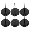 thumbnail image 6 of WEAVILUX Vintage Style Iron Candle Plate Round Dish for Home Use Dimaddie 6Pcs, 6 of 6
