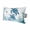 Blue Teal, variant on Ocean Red Turtles Outdoor Pillows for Chaise Lounge Chair Waterproof Lumbar Pillows with Insert&Adjustable Strap Beach Headrest Pillow Coastal Coral Vintage Seagrass Flowers Pool Pillow 11"x16"