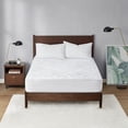 thumbnail image 6 of Sleep Philosophy Fabric Energy Recovery Waterproof Mattress Pad in White, 6 of 7