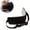 Black, variant on Adjustable Travel Neck Pillow with Head Support Strap - Ergonomic U-Shaped Design, Soft Plush Material, Black for Airplanes, Cars, Long-Distance Travel & Napping Comfort, Neck Pillow for Travel