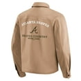 thumbnail image 3 of Men's-Darius Rucker Collection by Fanatics  Tan Atlanta Braves Distressed Washed Full-Zip Jacket, 3 of 6