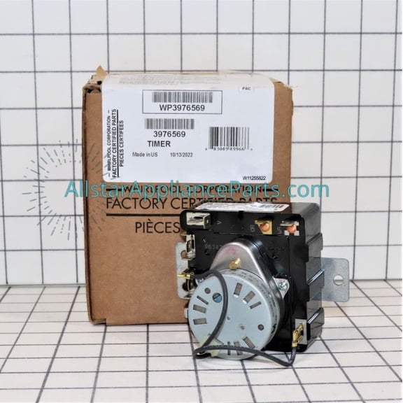 Whirlpool WP3976569 Genuine OEM Dryer Timer Assembly 
Fits: 3976569 3393934 3976569A 031-1090A30194