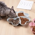 thumbnail image 2 of HEVIRGO Conception de Division de Bol pour Animaux de Compagnie Multifonctionnelle BPA Gratuit Chat Eau Aliment Bol Alimentation Fournitures pour Animaux de Compagnie, 2 of 11