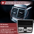 thumbnail image 2 of Rejilla de Ventilación de Aire del Consola Central Trasera No.64229172167 para BMW 520i 528i 2011-2016 Rejilla de Aire Acondicionado 1 Pc, 2 of 6