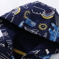 thumbnail image 6 of Boys Hooded Jackets Size 10-12 Kids Toddler Baby Boys Autumn Winter Shirt Jacket Cotton Long Sleeve Boys Hoodie Coat Clothes Outwear Dark Blue, 18-24 Months, 6 of 6