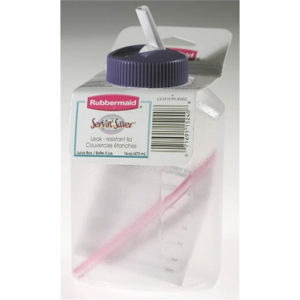 Rubbermaid 3115rdspa 16 Oz Servin' Saver® Juice Box