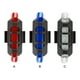 thumbnail image 3 of Toystoory Luz trasera de bicicleta LED USB recargable bicicleta azul rojo blanco lámpara trasera Ciclismo, 3 of 6