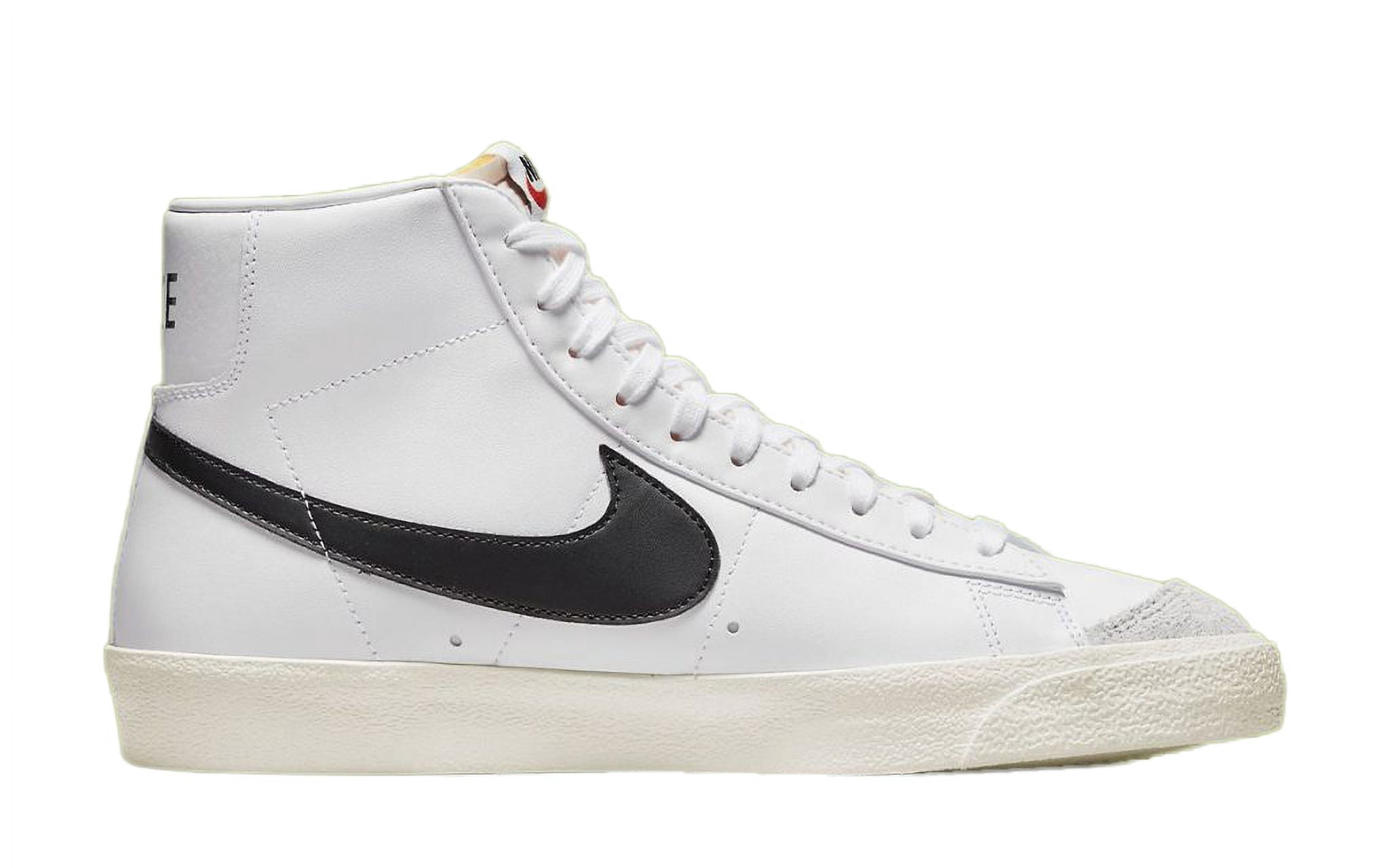 nike blazer mid mesh black high top sneakers