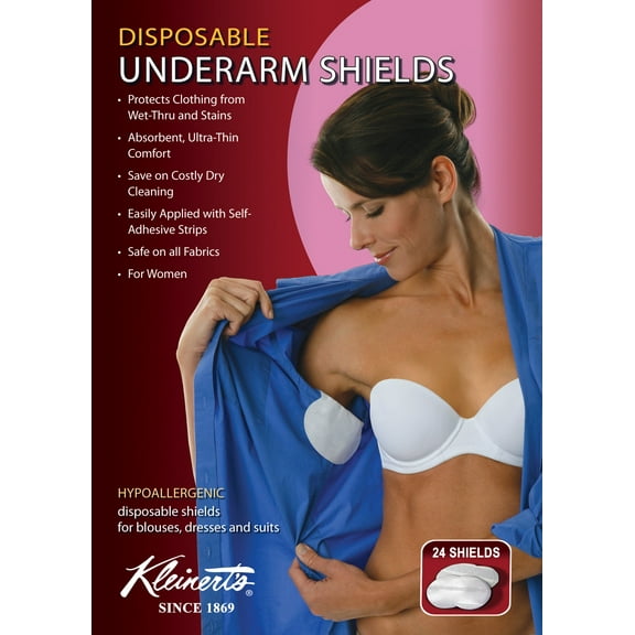 Underarm Peel n" Stick Dress Shields. Exclusively For Women. Absorbent, Disposable, Convenient Protective Shields.. Style W4903PCS White |
