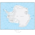 thumbnail image 2 of Map Antarctica Wall Mural Decal Sticker, Wallmonkeys Peel & Stick Vinyl Graphic (36 in W x 32 in H), 2 of 4