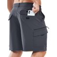 thumbnail image 3 of Pantalones cortos cargo NORTHYARD, ligeros y de secado rápido para hombre, 3 of 8