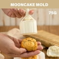 thumbnail image 2 of Tizuqe Green Bean Cake Moulds Baking Molds Dessert Press Tool Pastrys Molds Dessert Molds Baking Molds ABS Texture for Kitchen, 2 of 8