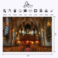 thumbnail image 3 of ABPHOTO Polyester 7x5ft Church Backdrop Church Interior Photography Background and Photography Studio Backdrop Props, 3 of 5