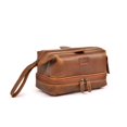 thumbnail image 1 of Neceser LEATHER VILLAGE de piel auténtica Dopp Kit Tan, 1 of 7