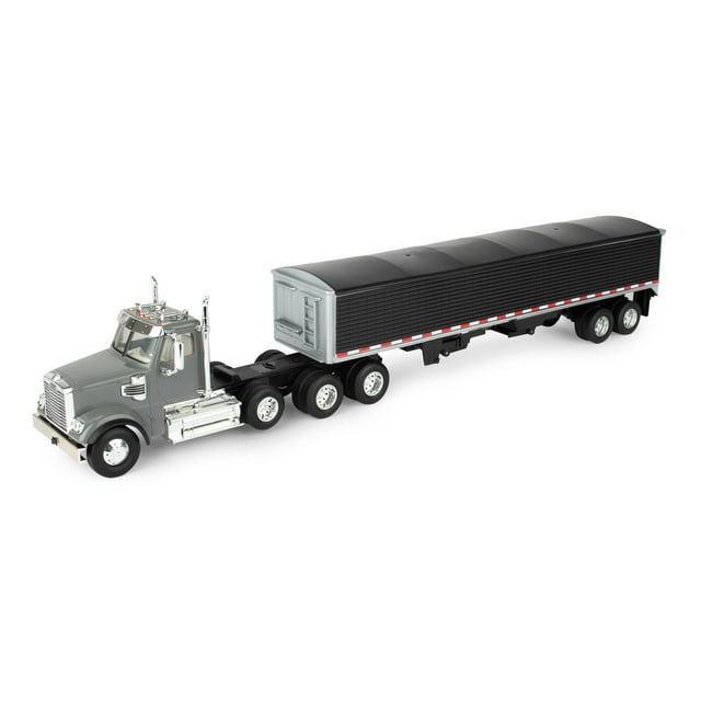 Camión de juguete ERTL 1/32 Freightliner 122SD Semi con remolque de cereales