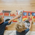 thumbnail image 3 of Melissa & Doug Fire Truck Jumbo Jigsaw Floor Puzzle (24 pcs, 4 feet long) - FSC Certified, 3 of 10