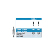 House Brand 7901TF-5 FG Friction Grip #7901 Trimming & Finishing 12 Blade Needle Carbide Burs 5/Pk