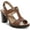 Saddle Brown Smooth, variant on Giani Bernini Womens Paulette Faux Leather Buckle Slingback Sandals