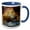 Blue/White, variant on 3drose, South America, Ecuador, Galapagos Islands. Land Iguana., 15oz Mug